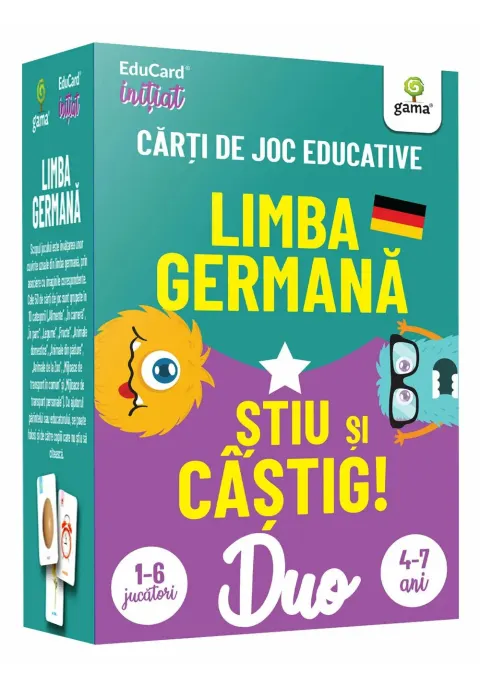 Coperta cărții DuoCard - Limba germana • Stiu si castig!