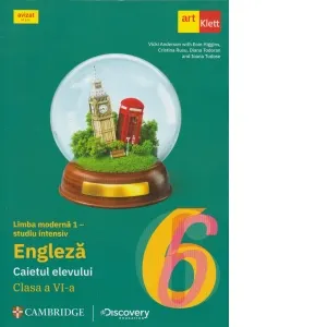 Coperta cărții Limba moderna 1 - studiu intensiv - engleza. Clasa a VI-a. Caiet de lucru. Workbook - Eyes Open 2