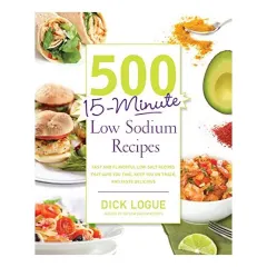 Coperta cărții 500 15minute Low Sodium Recipes