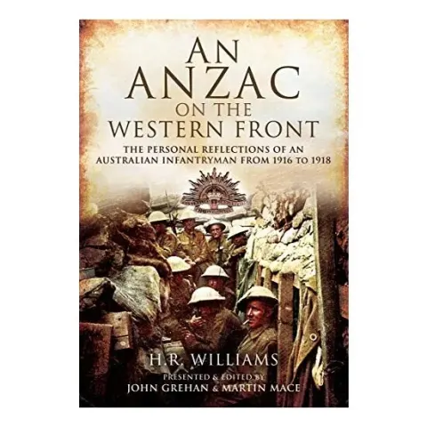 Coperta cărții Anzac on the Western Front