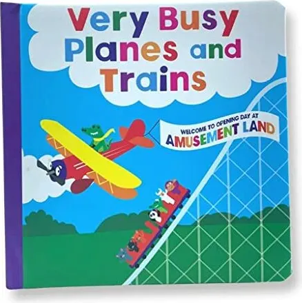 Coperta cărții Very Busy Planes and Trains