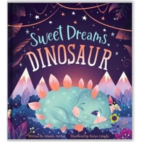 Coperta cărții Picture Book Padded Portrait: Sweet Dreams Dinosau(...)