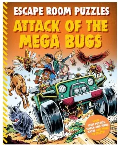 Coperta cărții Escape Room Puzzles: Attack of the Mega Bugs