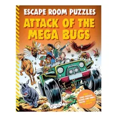 Coperta cărții Escape Room Puzzles: Attack of the Mega Bugs