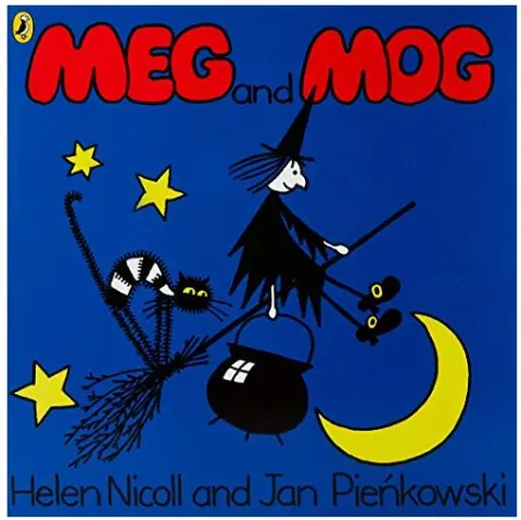 Coperta cărții Meg and Mog, Helen Nicoll, Jan Pienkowski