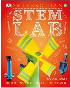 Coperta cărții Stem Lab, DK Publishing, Jack Challoner, Smithsonian Institution Libraries Staff