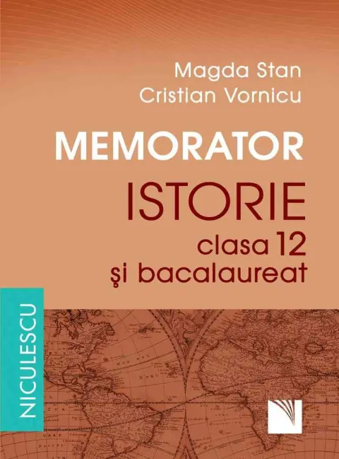 Coperta cărții Memorator. Istorie pentru clasa a XII-a și bacalaureat