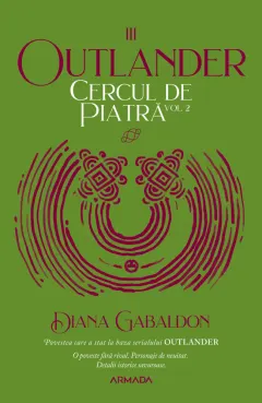 Coperta cărții Cercul de piatră (seria Outlander, partea a III-a) (vol. 2)