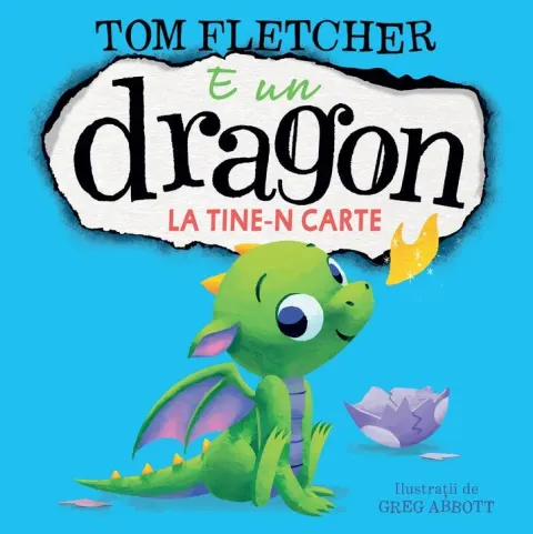 Coperta cărții E un dragon la tine-n carte