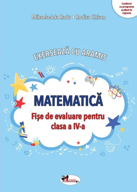 Coperta cărții Exerseaza cu Aramis. Matematica. Fise de evaluare - Clasa a IV-a