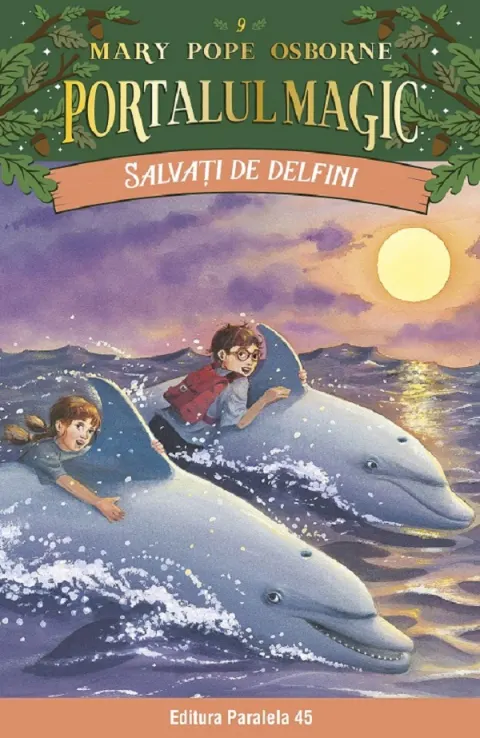 Coperta cărții Salvati de delfini. Portalul magic nr. 9