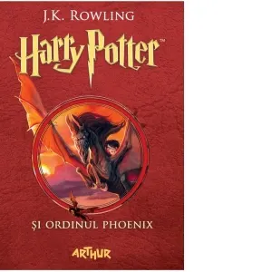 Coperta cărții Harry Potter si Ordinul Phoenix (volumul 5 din seria Harry Potter)