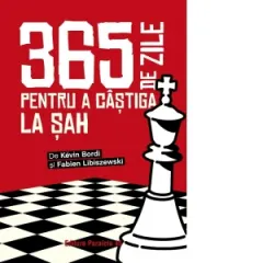 Coperta cărții 365 de zile pentru a castiga la sah. Almanah