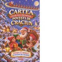 Coperta cărții Cartea celor mai frumoase povesti de Craciun