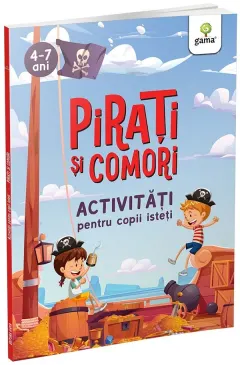 Coperta cărții Pirati si comori. Activitati pentru copii isteti