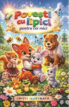 Coperta cărții Povesti cu lipici pentru cei mici
