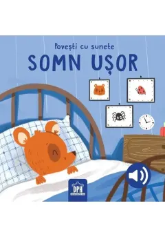 Coperta cărții Povești cu sunete. Somn ușor
