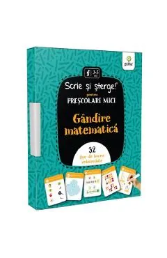 Coperta cărții Scrie si sterge! Gandire matematica