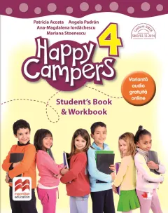 Coperta cărții Happy Campers. Student Book, Workbook. Clasa a IV-a