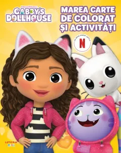 Coperta cărții Gabby's Dollhouse. Marea carte de colorat și activități