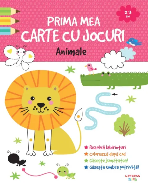 Coperta cărții Prima mea carte cu jocuri. Animale (2-3 ani)