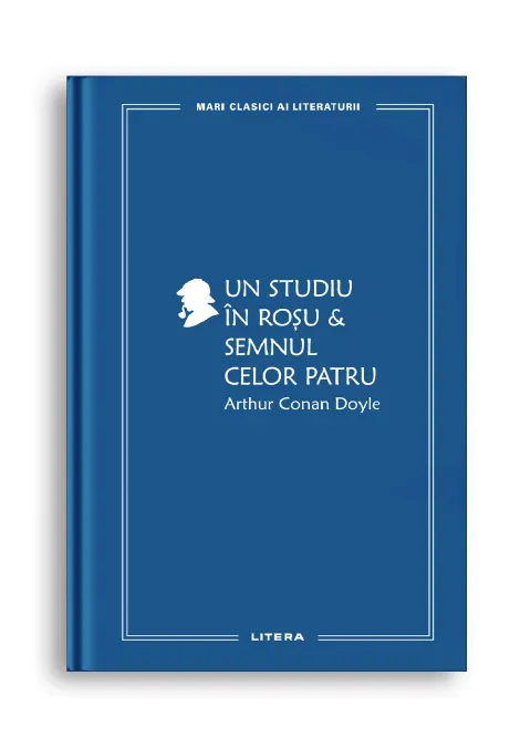 Coperta cărții Un studiu in rosu. Semnul celor patru (vol. 53)