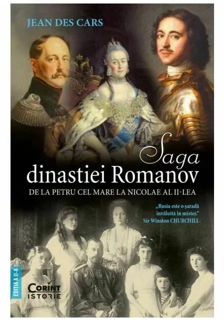 Coperta cărții Saga dinastiei Romanov