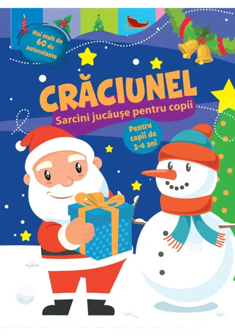 Coperta cărții Craciunel – sarcini jucause pentru copii