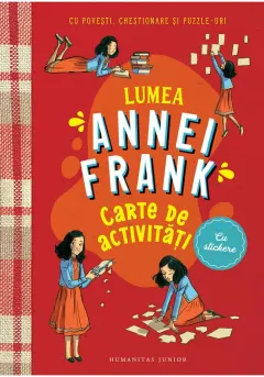 Coperta cărții Lumea Annei Frank.Carte de activitati