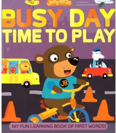 Coperta cărții Jelly Bear Board Book: Busy Day Time to Play
