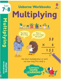 Coperta cărții Usborne Workbooks Multiplying 7-8