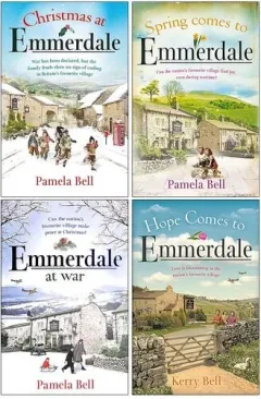 Coperta cărții Emmerdale Book Series Books 1 - 4 Collection Set by Pamela & Kerry Bell (Hope Comes To, At War, Christmas At & Spring Comes To)