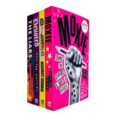 Coperta cărții Jennifer Mathieu 4 Books Collection Set (Moxie, The Truth About Alice, Devoted & The Liars) NETFLIX