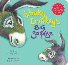 Coperta cărții Wonky Donkey's Big Surprise (BB)