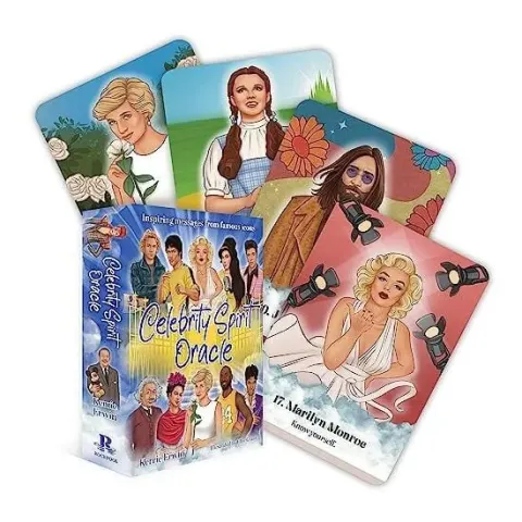 Coperta cărții Celebrity Spirit Oracle: Inspiring Messages From the Famous Icons (36 Gilded Cards and 112-Page Full-Color Guidebook)