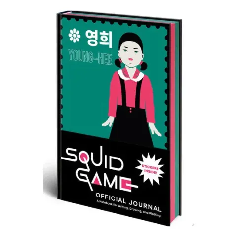 Coperta cărții Squid Game Official Journal A Notebook for Writing, Drawing, and Plotting
