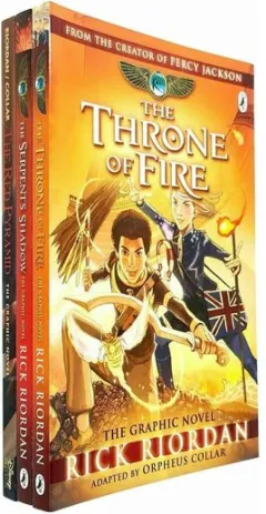 Coperta cărții The Kane Chronicles: 3 Graphic Novels Collection