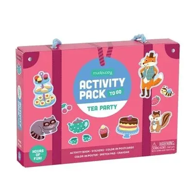 Coperta cărții Tea Party Activity Pack To Go, Mudpuppy