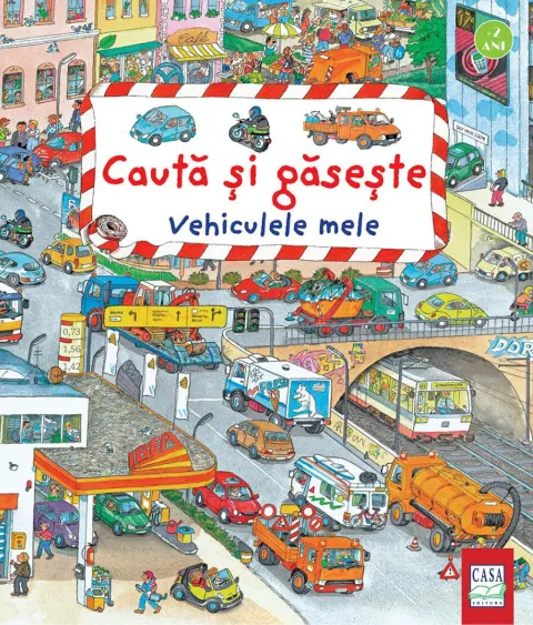 Coperta cărții Vehiculele mele. Caută și găsește