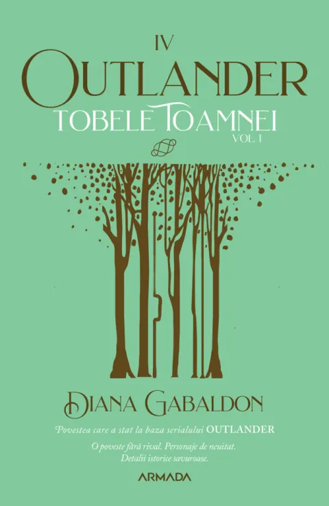 Coperta cărții Tobele toamnei (seria Outlander, partea a IV-a) (vol. 1)