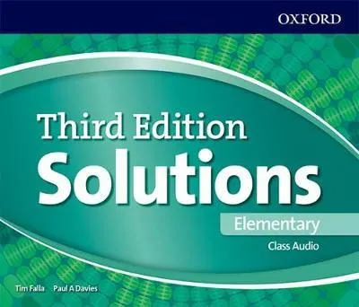 Coperta cărții Solutions 3E Elementary Class Audio CDs