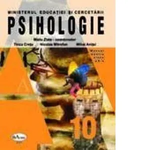 Coperta cărții Psihologie. Manual pentru clasa a X-a