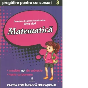 Coperta cărții Matematica. Pregatire pentru concursuri. Clasa a III-a