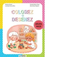 Coperta cărții Colorez si desenez. Grupa mica