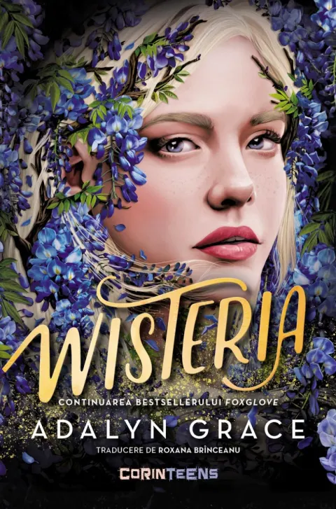 Coperta cărții Wisteria (al treilea volum al seriei Beladona), paperback