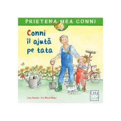 Coperta cărții Conni îl ajută pe tata