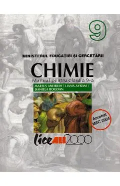 Coperta cărții Chimie - Clasa 9 - Manual - Marius Andruh, Liana Avram, Daniela Bogdan