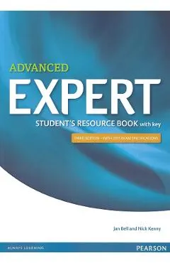 Coperta cărții Expert Advanced Student's Resource Book with key - Jan Bell, Nick Kenny