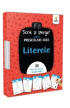 Coperta cărții Scrie si sterge. Literele