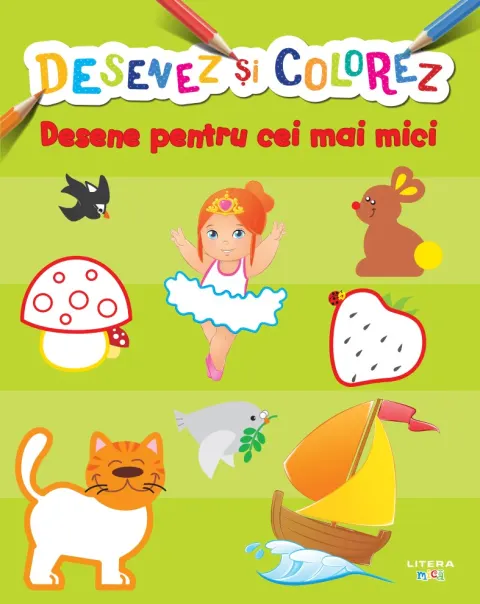 Coperta cărții Desenez si colorez. Desene pentru cei mai mici